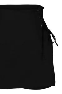 TRENDYOLMiLLA Black Baglama and eyelet Detailed Weaving Shorts Skirt - Image 7