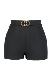 TRENDYOLMiLLA Black Arched Super Mini Weaving Shorts - Image 7