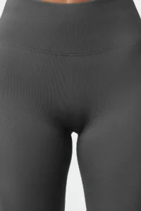 TRENDYOLMİLLA Anthracite Wide Waist Elastic Extra Shaping Full Size Knitting Sports Leggings - Image 4