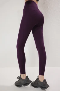 TRENDYOLMİLLA Plum Push-Up Full Size Knitting Sports Leggings - Image 2