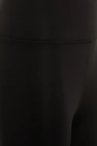 TRENDYOLMİLLA Black Fleece Inside Scuba High Waist Flexible Knitting Leggings - Image 9