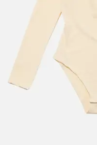 TRENDYOLMİLLA Ecru Asymmetric Yaka Long Sleeve Flexible snaps Knitting Bodysuit .D.0080 - Image 8