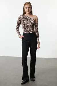 TRENDYOLMİLLA Multicolored animals Printed Long Sleeve Flexible snaps Knitting Bodysuit .D.0080 - Image 3