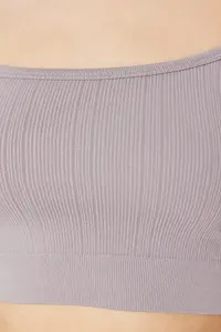 TRENDYOLMİLLA Light Purple seamless/Seamless Crop Extra Flexible Knitting Sports Top/Blouse - Image 3
