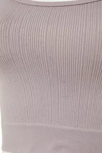 TRENDYOLMİLLA Light Purple seamless/Seamless Crop Extra Flexible Knitting Sports Top/Blouse - Image 7