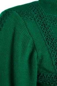 TRENDYOLMİLLA Green Mini Knitwear Lace Dress - Image 12