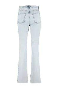 TRENDYOLMİLLA Mavi More Sustainable slit Less Flexible High Waist Flare flared leg jeans - Image 10