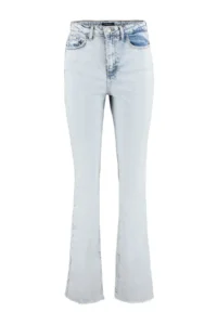 TRENDYOLMİLLA Mavi More Sustainable slit Less Flexible High Waist Flare flared leg jeans - Image 6