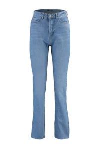TRENDYOLMİLLA Navy Blue slit High Waist comfort/Flexible Flare flared leg jeans - Image 15