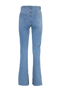 TRENDYOLMİLLA Navy Blue slit High Waist comfort/Flexible Flare flared leg jeans - Image 17