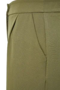 TRENDYOLMİLLA Light Khaki Wide Leg/Wide Leg Weaving Dress Pants - Image 8
