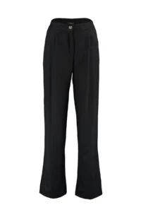 TRENDYOLMİLLA Black Straight/Plain Kesim Weaving Dress Pants - Image 8