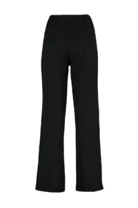 TRENDYOLMİLLA Black Wide Leg/Wide Leg Pilili Weaving Dress Pants - Image 7