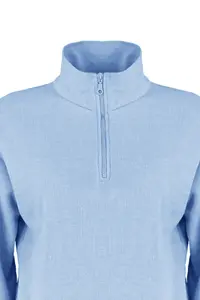 TRENDYOLMİLLA Mavi Thessaloniki/Knitwear look Zippered Collar Regular/Normal Pattern Knitting Sweatshirt - Image 11