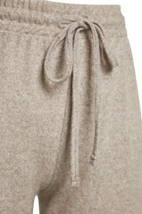 TRENDYOLMİLLA Beige soft Crop and Wide Leg/Wide Leg Knitting Bottom Top Set - Image 8