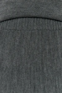 TRENDYOLMİLLA Anthracite pleated Etekli Knitwear Top and Bottom Set - Image 4