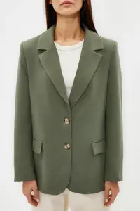 TRENDYOLMİLLA MINT Regular Lined Weaving Blazer Jacket - Image 10