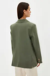 TRENDYOLMİLLA MINT Regular Lined Weaving Blazer Jacket - Image 11