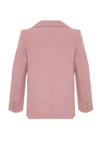 TRENDYOLMİLLA Pink Regular Lined Weaving Blazer Jacket - Image 12