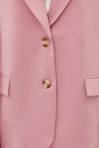 TRENDYOLMİLLA Pink Regular Lined Weaving Blazer Jacket - Image 9