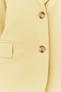 TRENDYOLMİLLA Yellow Regular Lined Weaving Blazer Jacket - Image 5