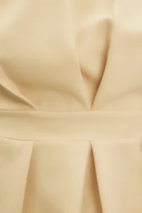 TRENDYOLMİLLA Beige Crew Neck Sleeveless Weaving Blouse - Image 5