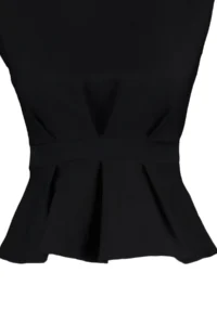 TRENDYOLMİLLA Black Crew Neck Sleeveless Weaving Blouse - Image 12