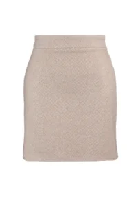 TRENDYOLMiLLA Beige A-line Bowl Material Mini Size Weaving Skirt - Image 6