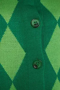 TRENDYOLMİLLA Green Crop Knitwear Cardigan - Image 7
