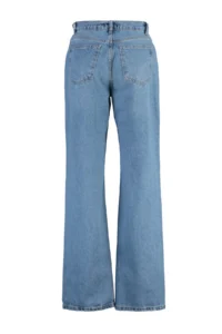 TRENDYOLMİLLA Mavi Low Waist Wide Leg Wide Leg 100% Cotton Non-Stretch jeans - Image 7