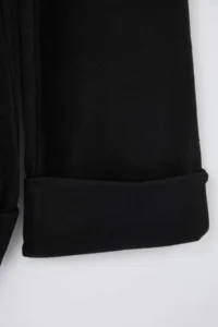 TRENDYOLMİLLA Black Wide Leg/Wide Leg High Waist Weaving  Pants - Image 6