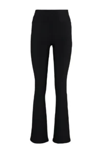 TRENDYOLMİLLA Black Ribbed flared leg Yoga Knitting Sports Leggings - Image 7