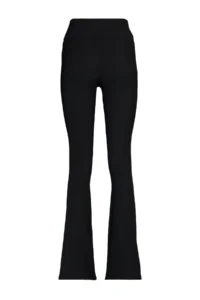 TRENDYOLMİLLA Black Ribbed flared leg Yoga Knitting Sports Leggings - Image 9