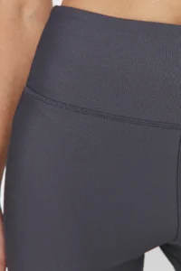 TRENDYOLMİLLA Koyu Anthracite Ribbed flared leg Yoga Knitting Sports Leggings - Image 6