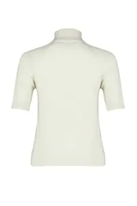 TRENDYOLMİLLA Ecru Mercerized Look Premium Yarn/Special Yarn Basic Thin Knitwear Blouse - Image 9