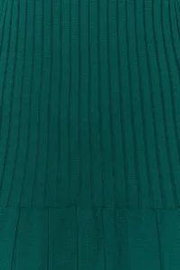 TRENDYOLMİLLA Emerald Green Mini pleated Knit Dress - Image 4