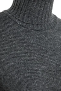 TRENDYOLMİLLA Anthracite Midi Wide Pattern Soft textured Knit Dress - Image 20