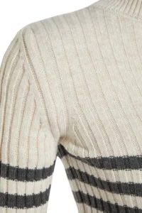 TRENDYOLMİLLA Stone Maxi Knitwear Striped Dress - Image 7
