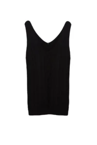 TRENDYOLMİLLA Black Mini Braided Knitwear Gilet Dress - Image 5
