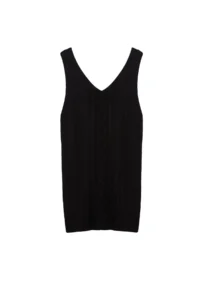 TRENDYOLMİLLA Black Mini Braided Knitwear Gilet Dress - Image 6