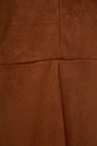 TRENDYOLMİLLA Brown V-neck gilet Suede Mini Knitting Dress - Image 9