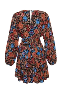 TRENDYOLMİLLA Multicolored Belted Skirt with flywheel Boho Viscose Weaving Dress - Image 8