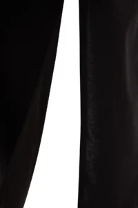 TRENDYOLMİLLA Black Crepe with buckle Slit detailed Maxi High Waist Flexible Knitting Skirt - Image 11