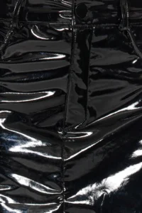 TRENDYOLMiLLA Black Shiny Faux Leather Mini Skirt - Image 4