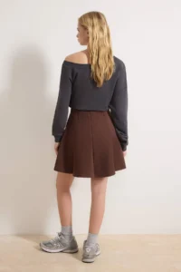TRENDYOLMİLLA Dark Brown Skirt - Image 4
