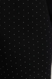 TRENDYOLMİLLA Black Fish/Fitting Stone Accessory Detailed Midi Knitting Skirt - Image 6