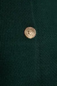 TRENDYOLMİLLA Emerald Green Basic Jacket Look Knitwear Cardigan - Image 12
