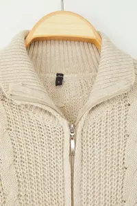 TRENDYOLMİLLA Stone*001 Crop/Short Plain Dog collar Knitwear Cardigan - Image 6