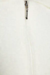 TRENDYOLMİLLA Ecru Crop Hooded textured Zippered Knitwear Cardigan - Image 6