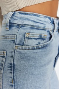 TRENDYOLMİLLA Light Blue High Waist Middle Flexible Flare jeans flared leg - Image 6